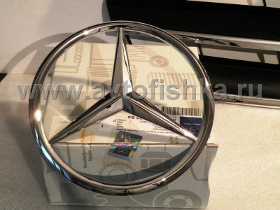 Mercedes SLK R170 (98-04) решетка радиатора серебристая со звездой, дизайн R171