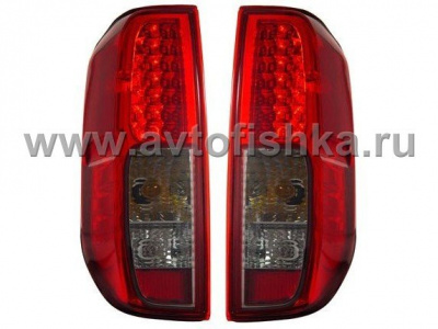 Nissan Navara (05-12) фонари задние светодиодные красно-тонированные, комплект 2 шт.